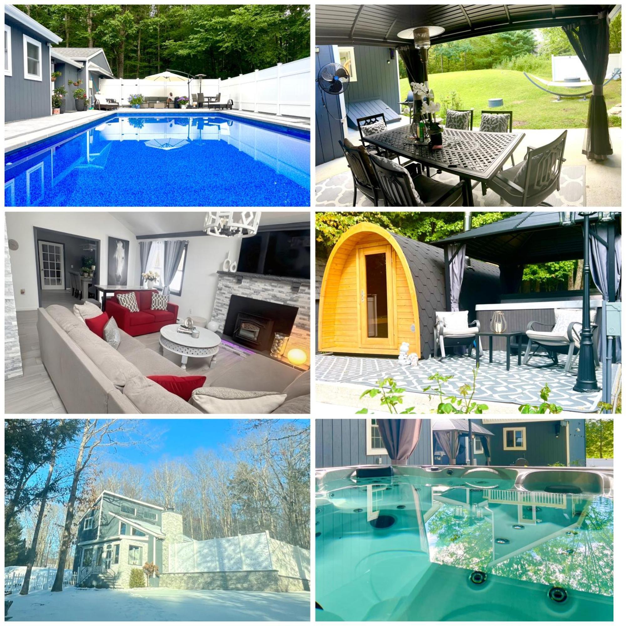Amazing Poconos House . Sauna/Hot Tub/Private Pool Ийст Страудсбърг Екстериор снимка